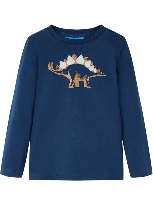 T-shirt enfant manches longues coton imprimé dinosaure - vidaxl - Kiabi T-shirt enfant manches longues coton imprimé dinosaure - vidaxl - Kiabi