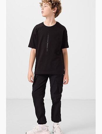 T-shirt enfant oversize à col rond tommy
