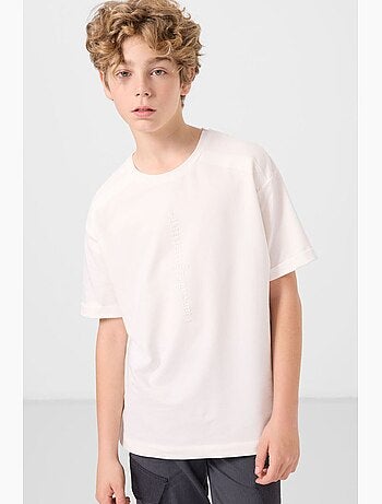T-shirt enfant oversize à col rond tommy