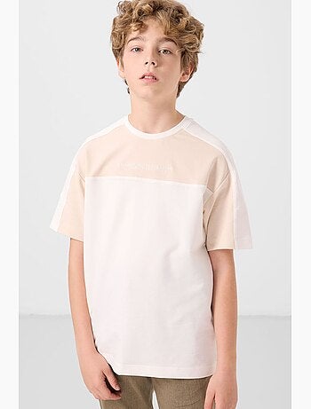 T-shirt enfant oversize col rond tommy