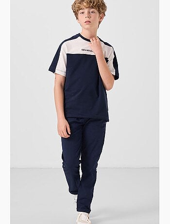 T-shirt enfant oversize col rond tommy