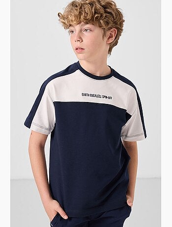 T-shirt enfant oversize col rond tommy