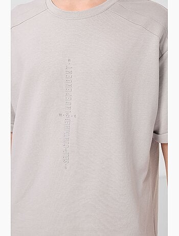 T-shirt enfant oversize col rond tommy