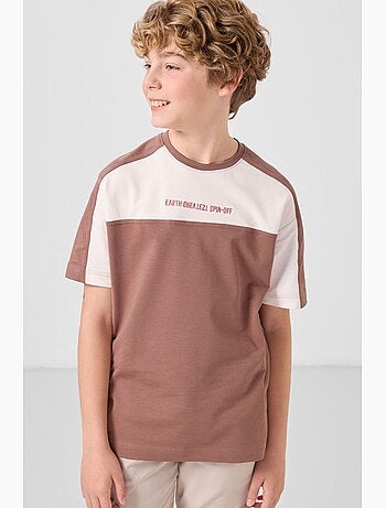 T-shirt enfant oversize col rond tommy
