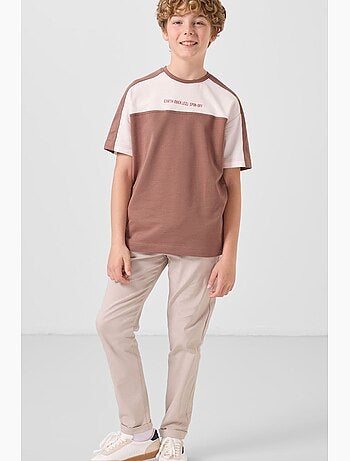 T-shirt enfant oversize col rond tommy