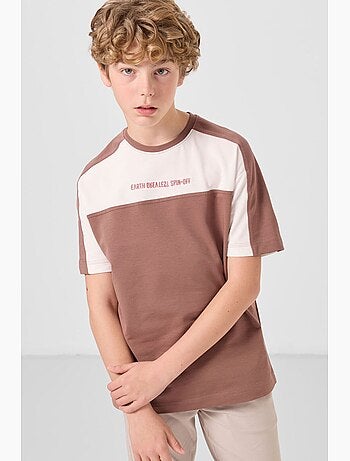 T-shirt enfant oversize col rond tommy