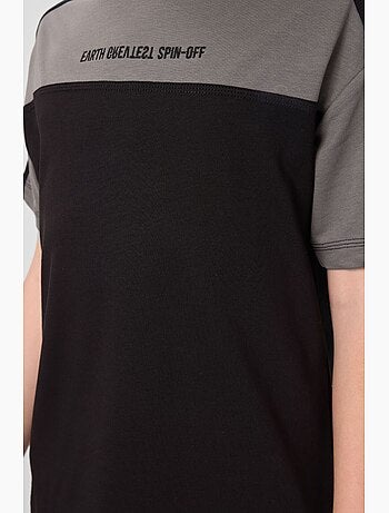 T-shirt enfant oversize col rond tommy