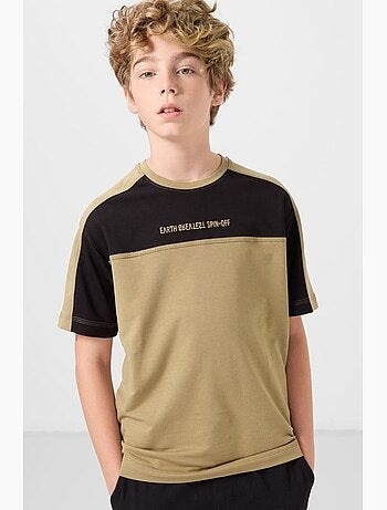 T-shirt enfant oversize col rond tommy
