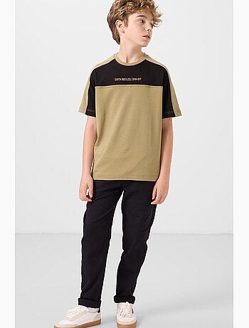 T-shirt enfant oversize col rond tommy