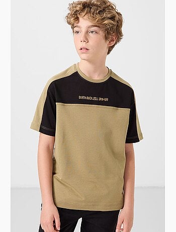 T-shirt enfant oversize col rond tommy