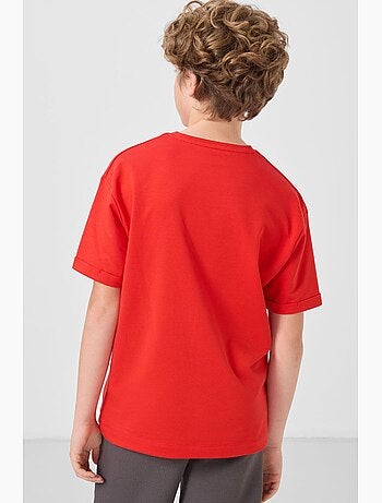 T-shirt enfant oversize col rond tommy
