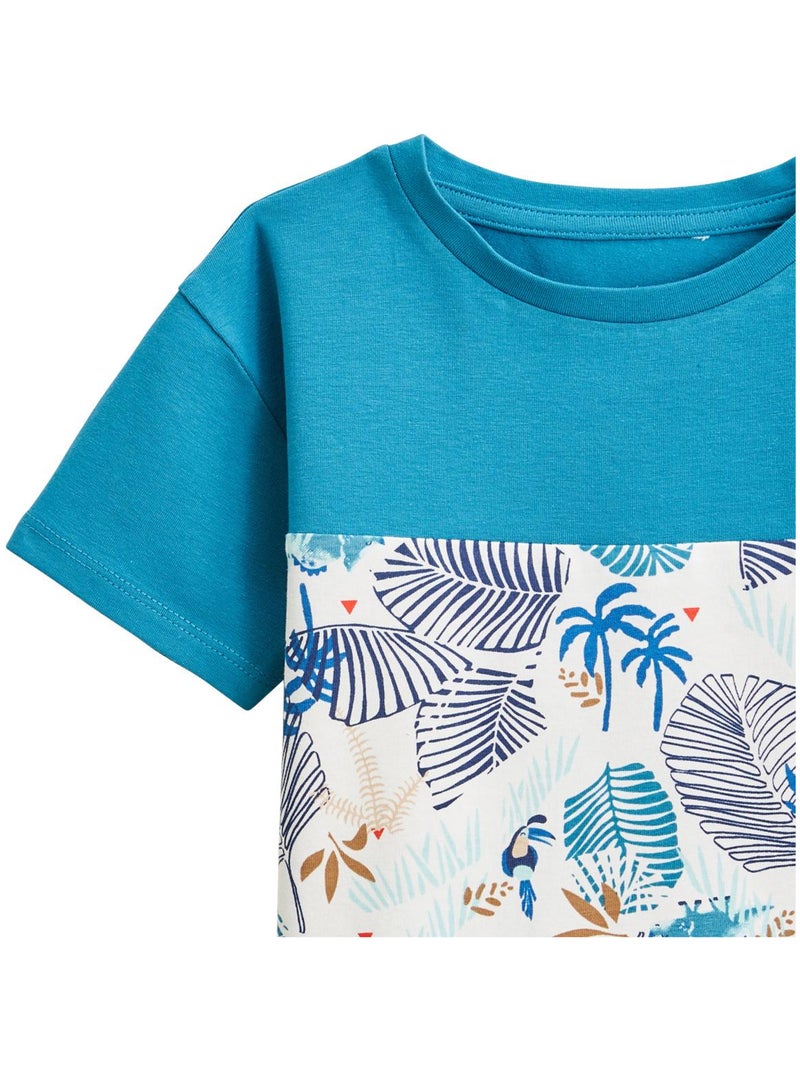 T-shirt enfant Santorini Bleu - Kiabi