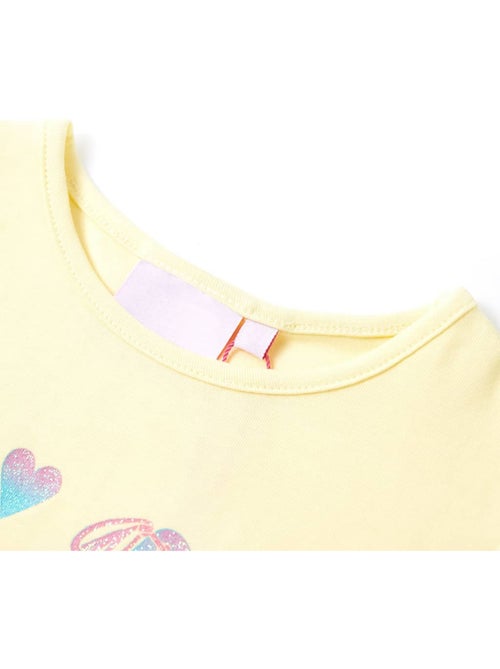 T-shirt enfant tendre effet paillettes patin à roulettes - vidaxl - Kiabi