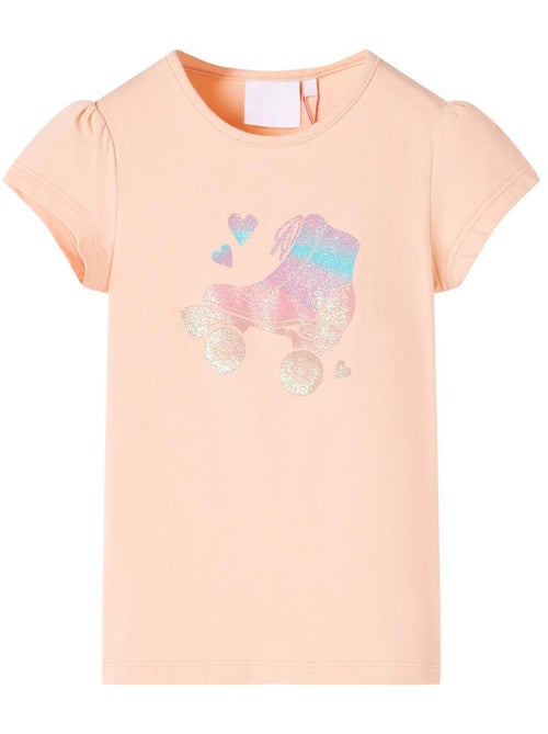T-shirt enfant tendre effet paillettes patin à roulettes - vidaxl - Kiabi T-shirt enfant tendre effet paillettes patin à roulettes - vidaxl - Kiabi