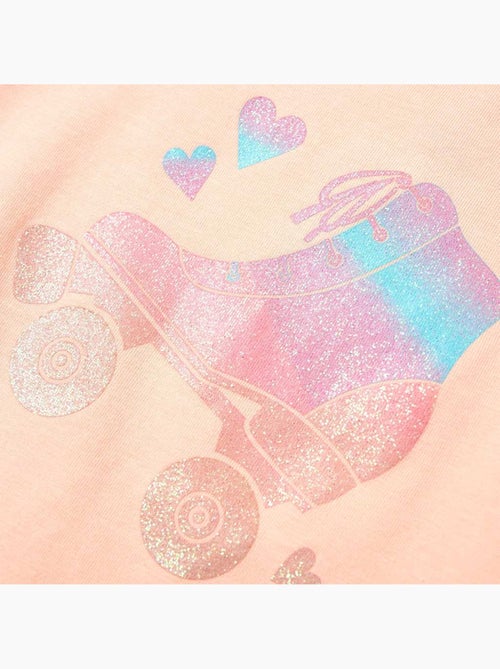 T-shirt enfant tendre effet paillettes patin à roulettes - vidaxl - Kiabi T-shirt enfant tendre effet paillettes patin à roulettes - vidaxl - Kiabi