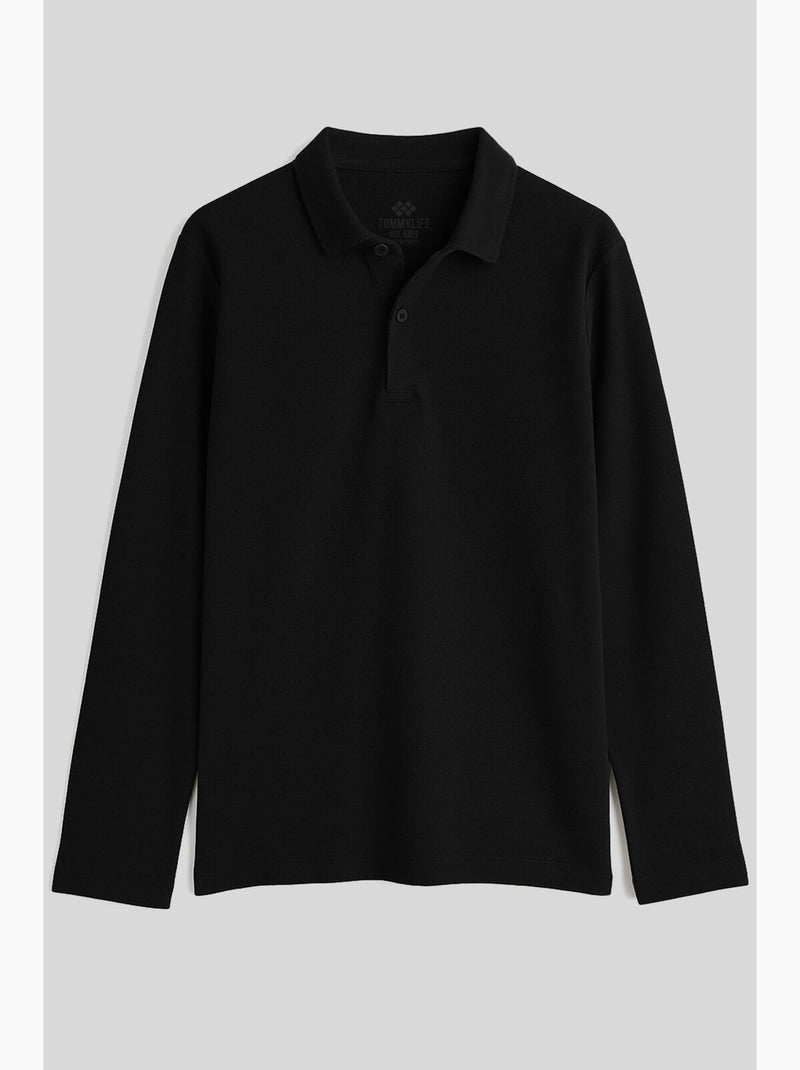 T-shirt enfant tommy Noir - Kiabi