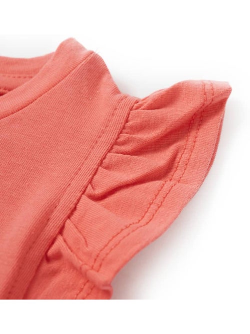 T-shirt enfants col rond à manches à volants pastèque pailletée - vidaxl - Kiabi T-shirt enfants col rond à manches à volants pastèque pailletée - vidaxl - Kiabi