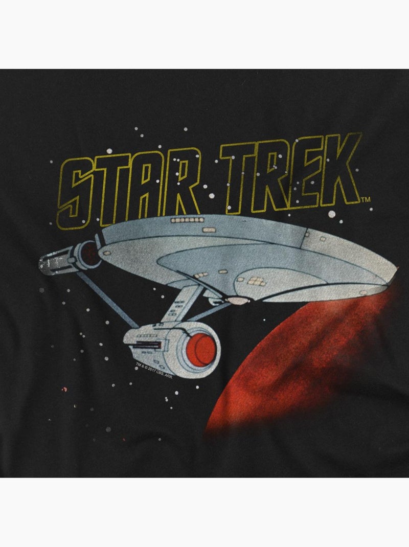 T-shirt enterprise - star trek Noir - Kiabi