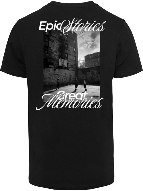 T-shirt epic stories great memories - mister tee - Kiabi