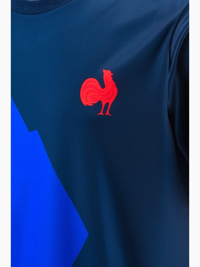 T-Shirt   équipe de France de Rugby – Collection Philippe  – Licence officielle FFR Bleu - Kiabi