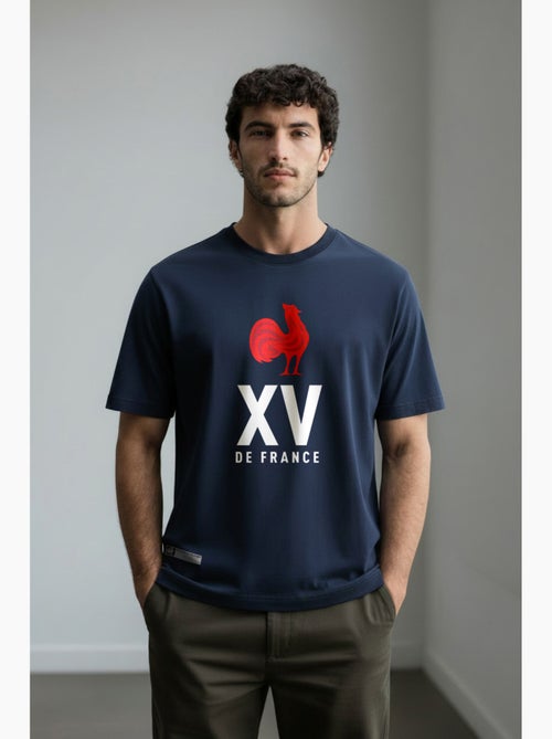 T-Shirt   équipe de France de Rugby – Collection Serge – Licence officielle FFR - Kiabi