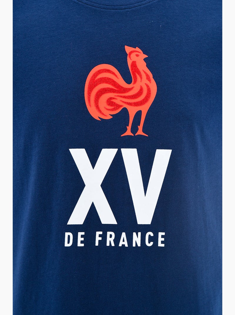 T-Shirt   équipe de France de Rugby – Collection Serge – Licence officielle FFR Bleu - Kiabi