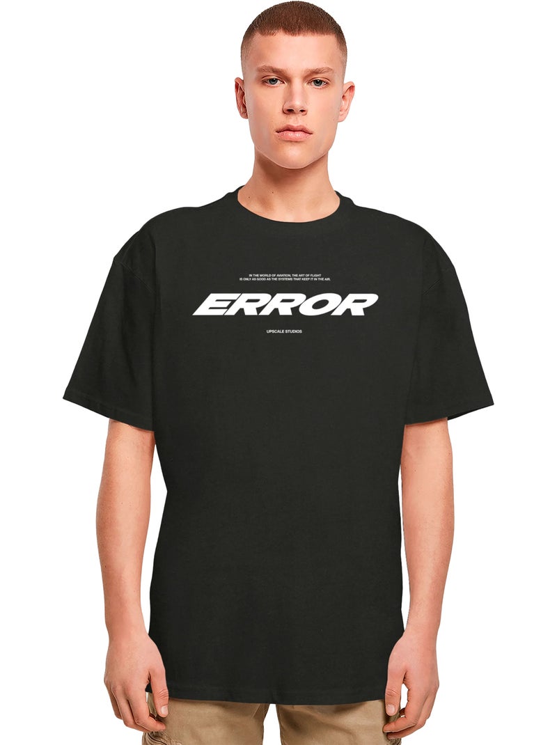 T-shirt error wording - mister tee Noir - Kiabi