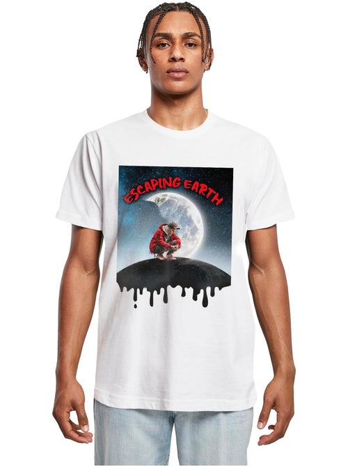 T-shirt escaping earth - mister tee - Kiabi T-shirt escaping earth - mister tee - Kiabi
