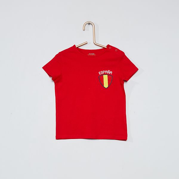 T Shirt Espagne Eco Conception Bebe Garcon Rouge Kiabi 1 50