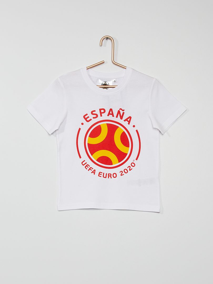 T-shirt 'Espagne 'UEFA EURO 2020' blanc - Kiabi