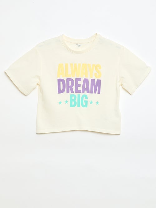 T-shirt esprit américain - Kiabi