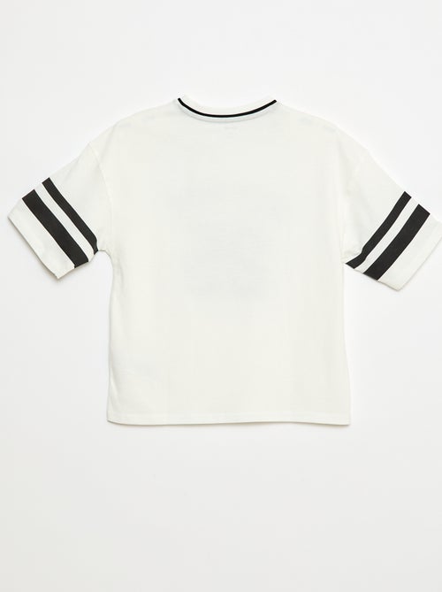 T-shirt esprit baseball - Kiabi