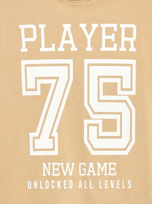 T-shirt esprit basketball - Kiabi