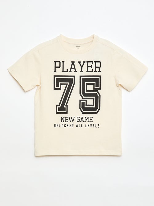 T-shirt esprit basketball - Kiabi