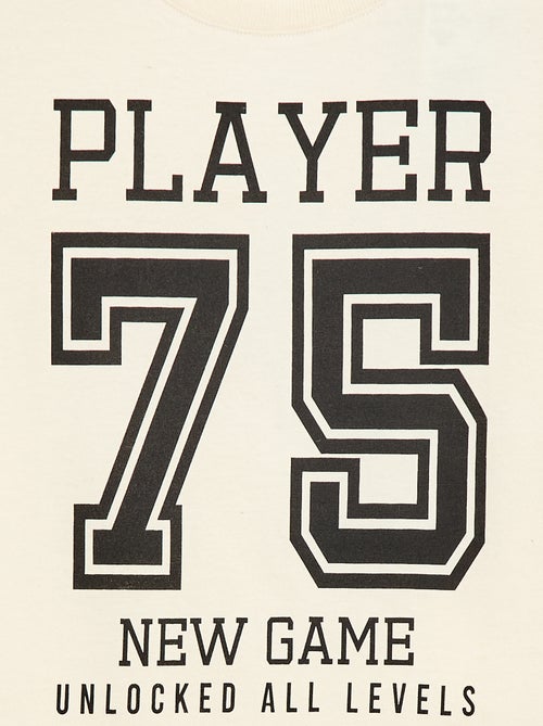 T-shirt esprit basketball - Kiabi