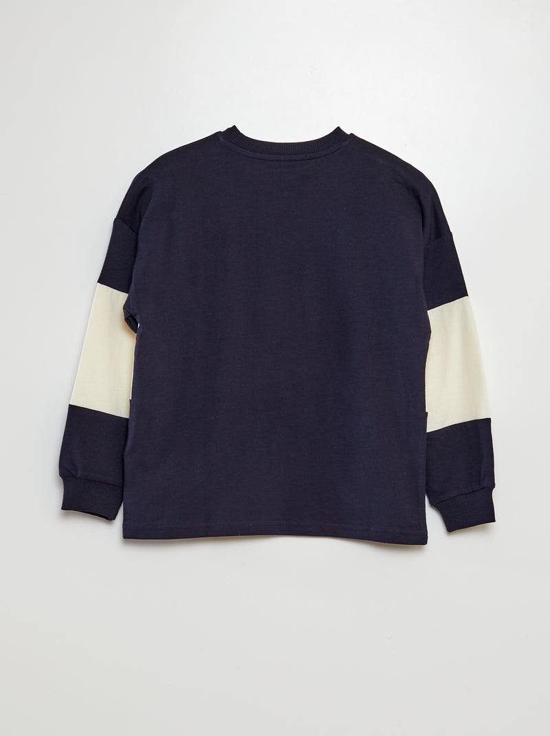 T-shirt esprit campus BLEU - Kiabi