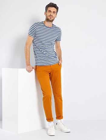 T-shirt esprit marinière