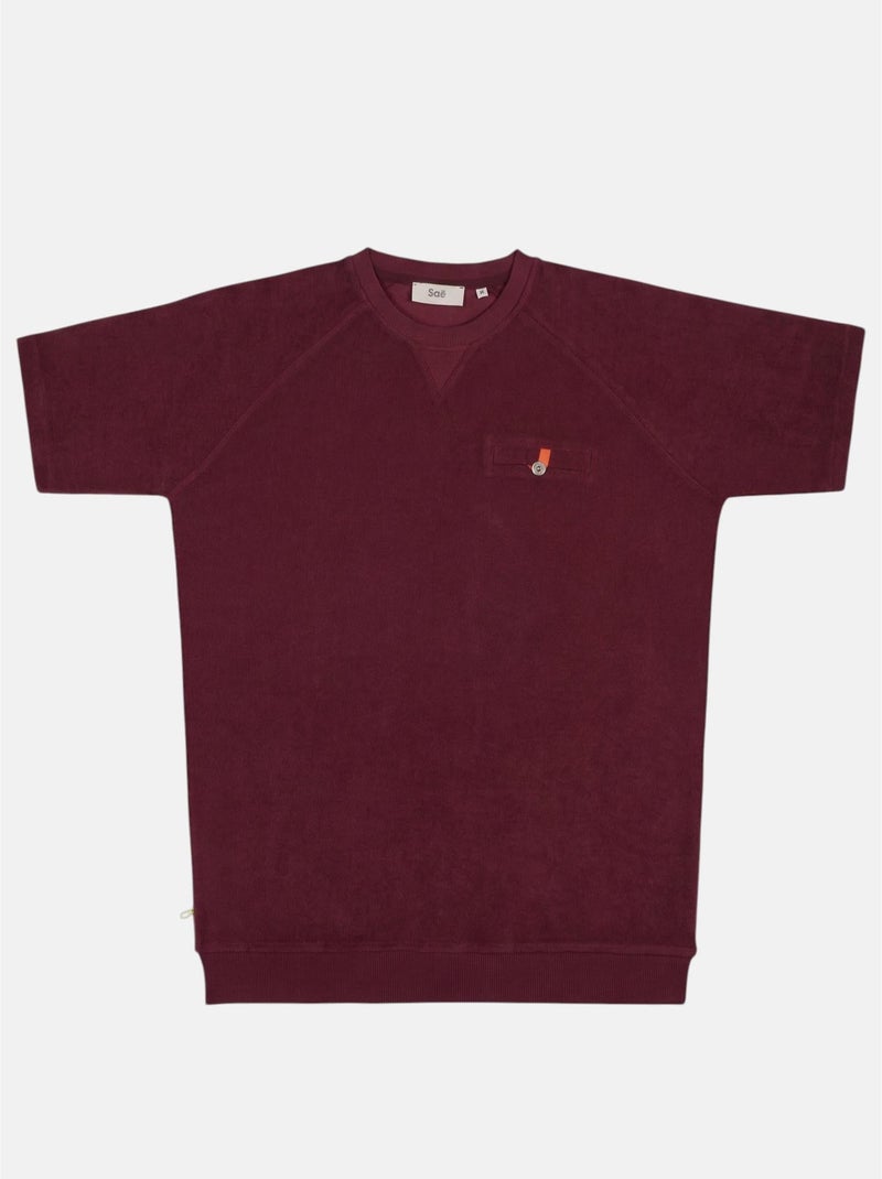 T-shirt essa bordeaux homme - sae paris Bordeaux - Kiabi