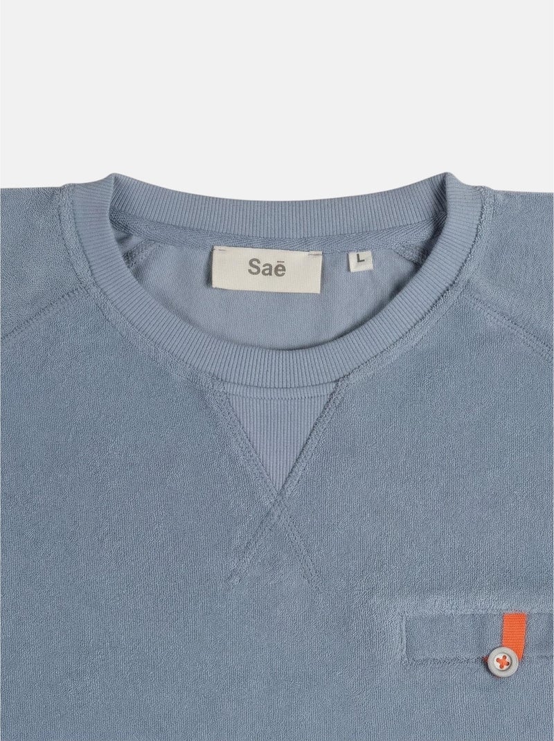 T-shirt essa  homme - sae paris Bleu clair - Kiabi