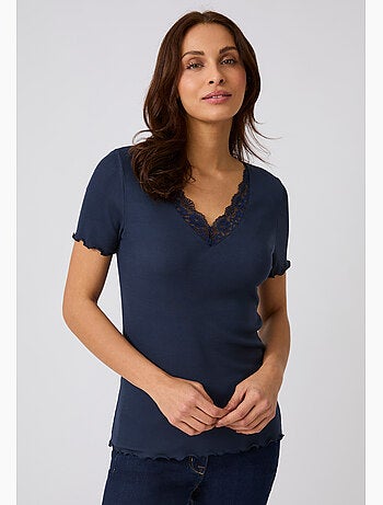 T-shirt Essential en fine côte - Damart