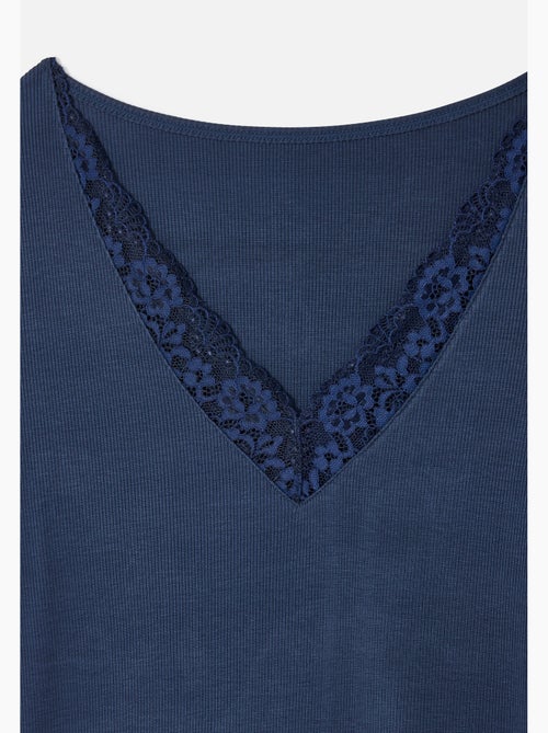 T-shirt Essential en fine côte - Damart - Kiabi