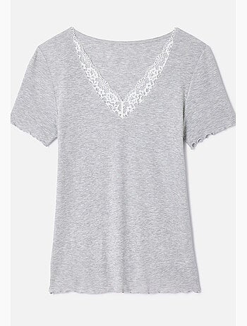 T-shirt Essential en fine côte - Damart