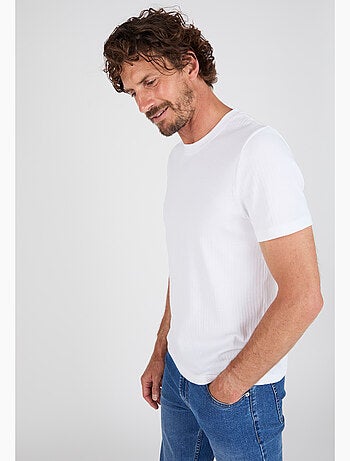 T-shirt Essential en maille côtelée - Damart