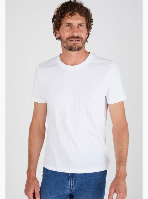 T-shirt Essential en maille côtelée - Damart - Kiabi