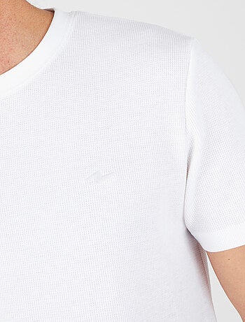 T-shirt Essential en maille gaufrée - Damart
