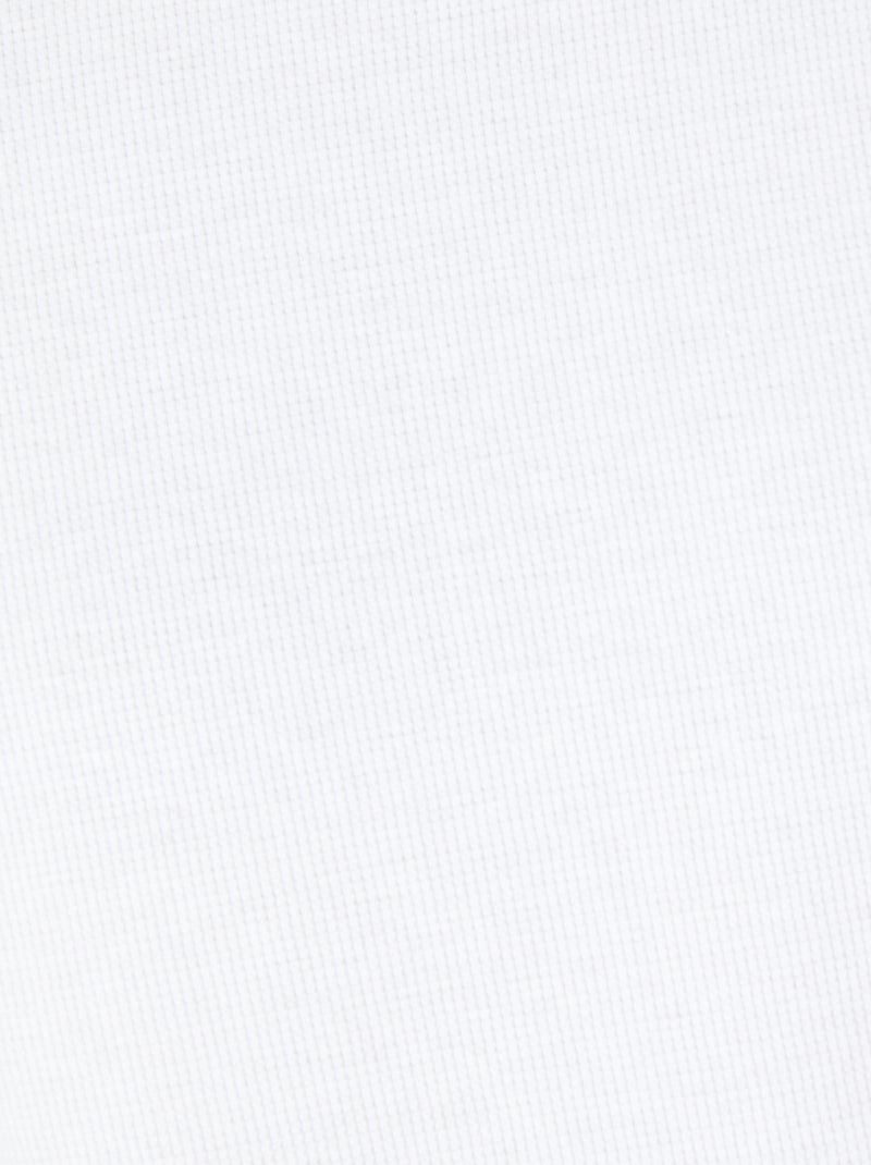 T-shirt Essential en maille gaufrée - Damart Blanc - Kiabi