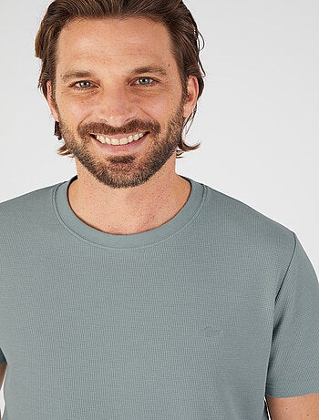 T-shirt Essential en maille gaufrée - Damart