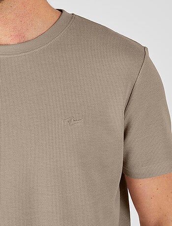 T-shirt Essential en maille gaufrée - Damart