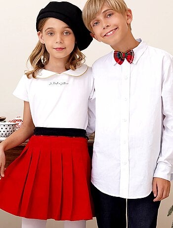 T-shirt et Col Claudine Manches Courtes SOPHIA - 'LA FAUTE A VOLTAIRE'