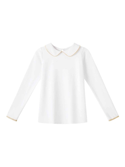 T-shirt  et  Hiver   Col Claudine  SOPHIA - 'LA FAUTE A VOLTAIRE' - Kiabi